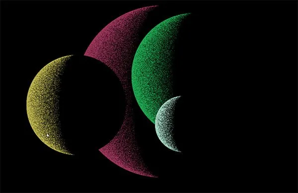 3D планеты из точек на canvas
