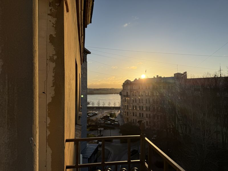 SPb Balcony Sunset
